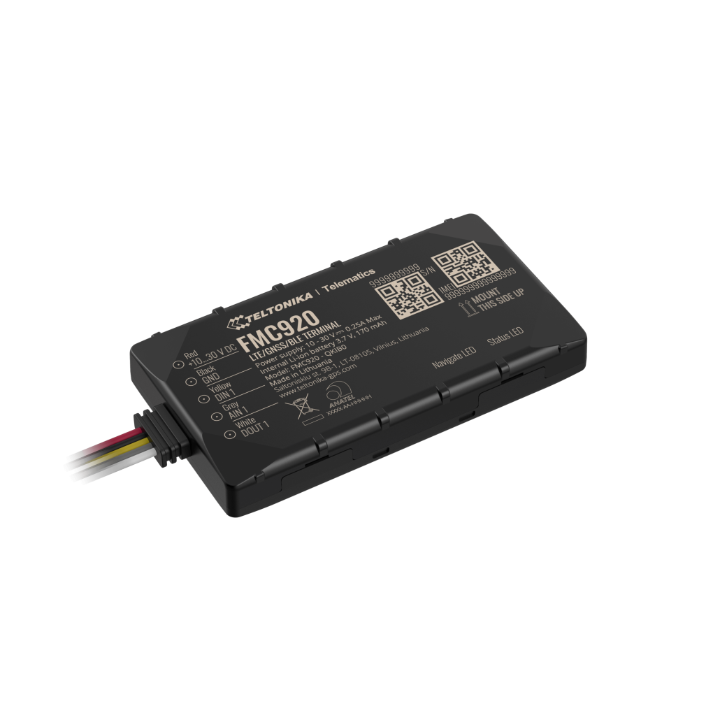 FMC920-Teltonika FMC920 Compact 4G LTE Vehicle GPS Tracker