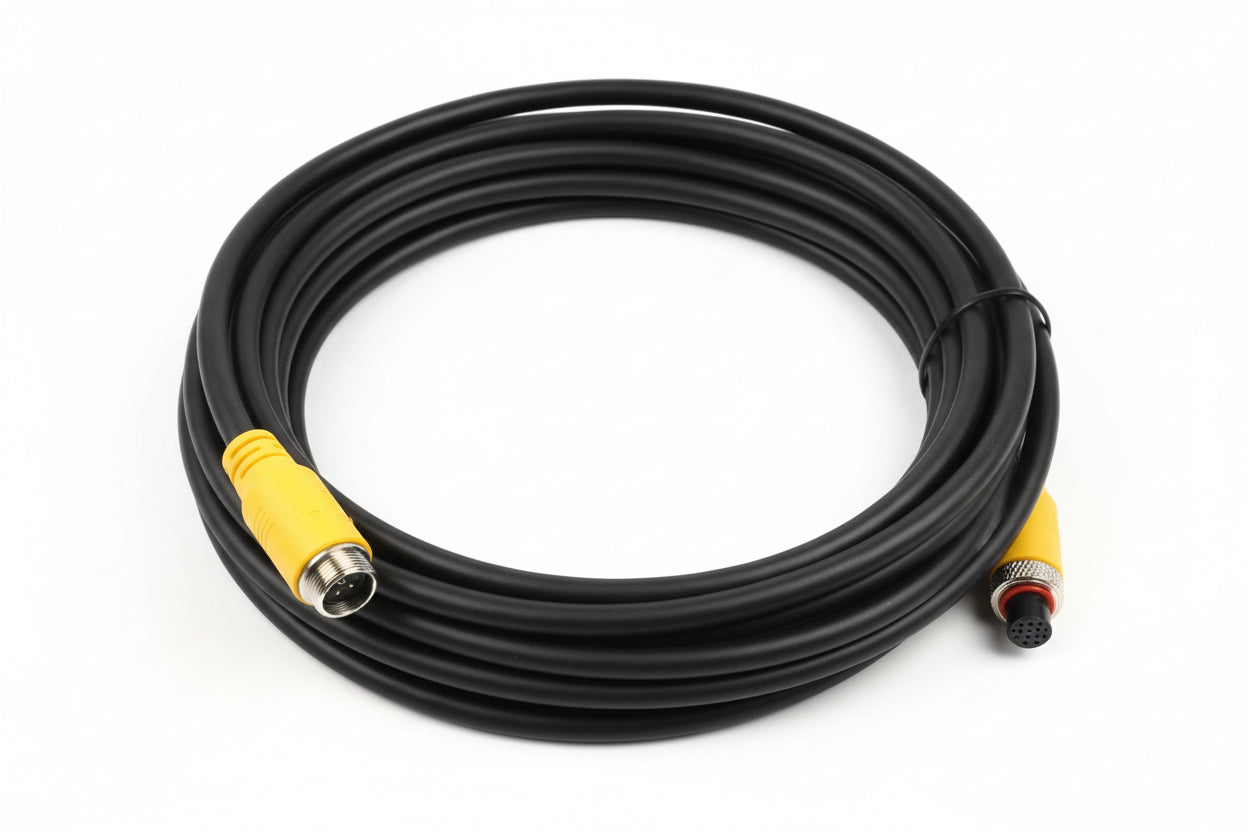 4-Pin AHD Round Cable – Male to Female-13M