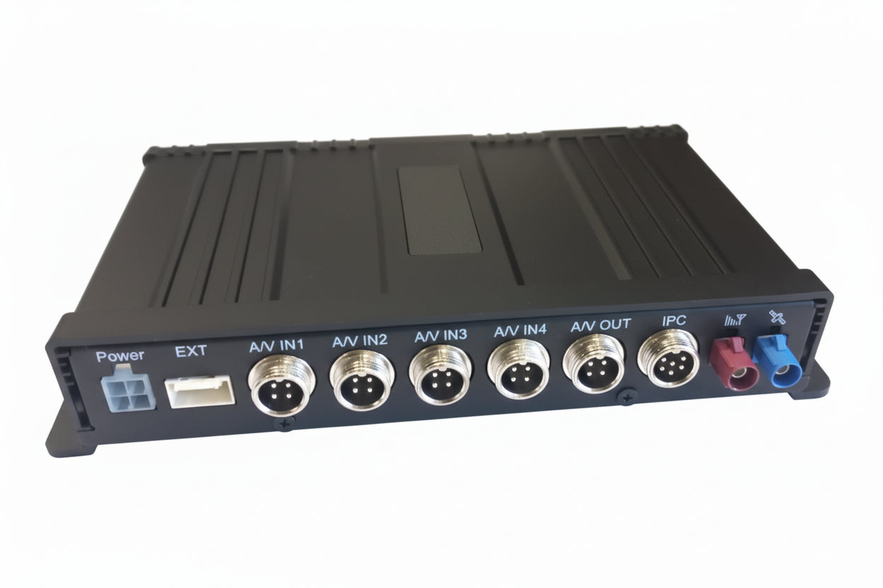 5 Channel Mobile DVR (MDVR) with GPS & 4G Telematics for Fleet Safety