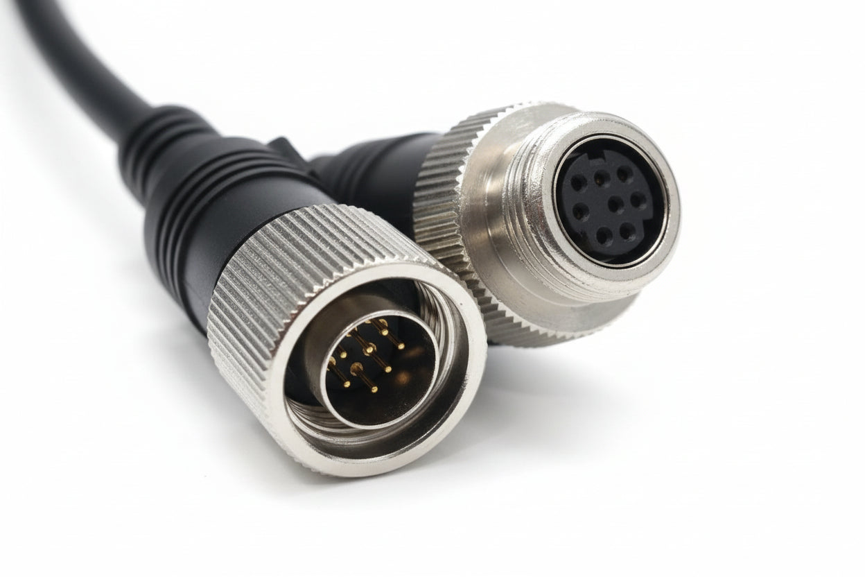 8 Pin Aviation Round Cable with Trigger Wires for Vehicle CCTV & Telematics Systems