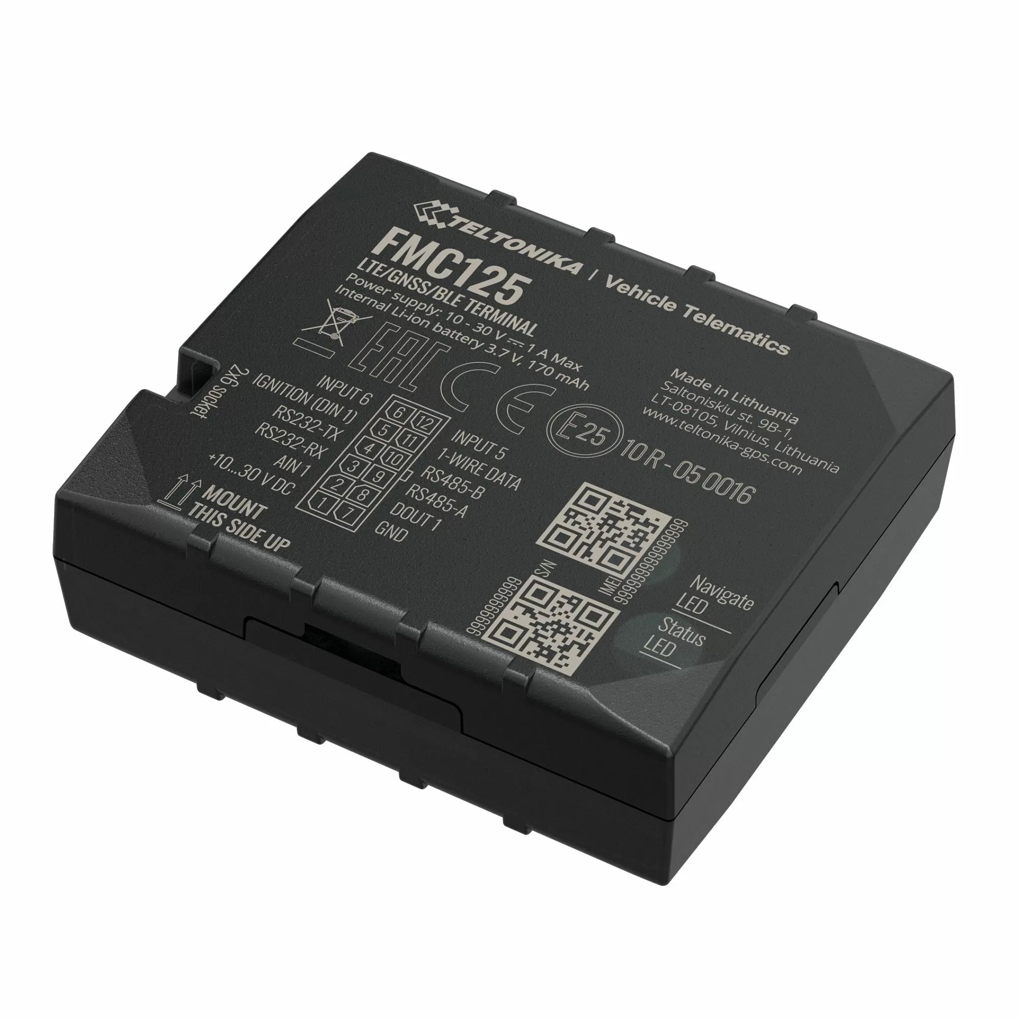 FMC125-T Teltonika Versatile 4G LTE Vehicle & Fleet Management Tracker